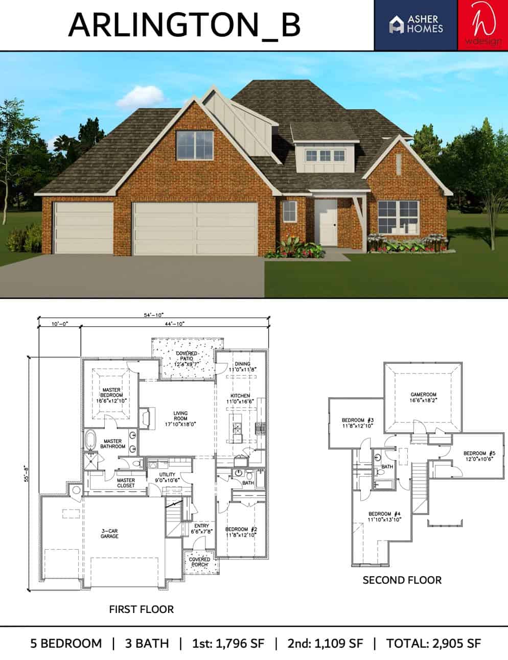 Arlington B Floor Plan | Ruhl Construction